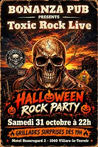 Bonanza Pub Villars-le-Terroir 31.10.2026