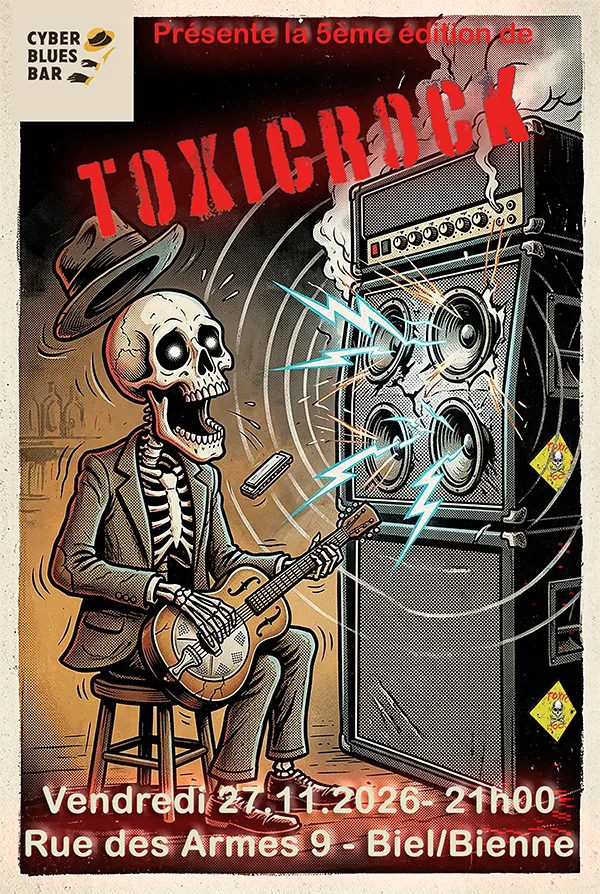 Affiche CBB Cyber Blues Bar Bienne 27.11.2026